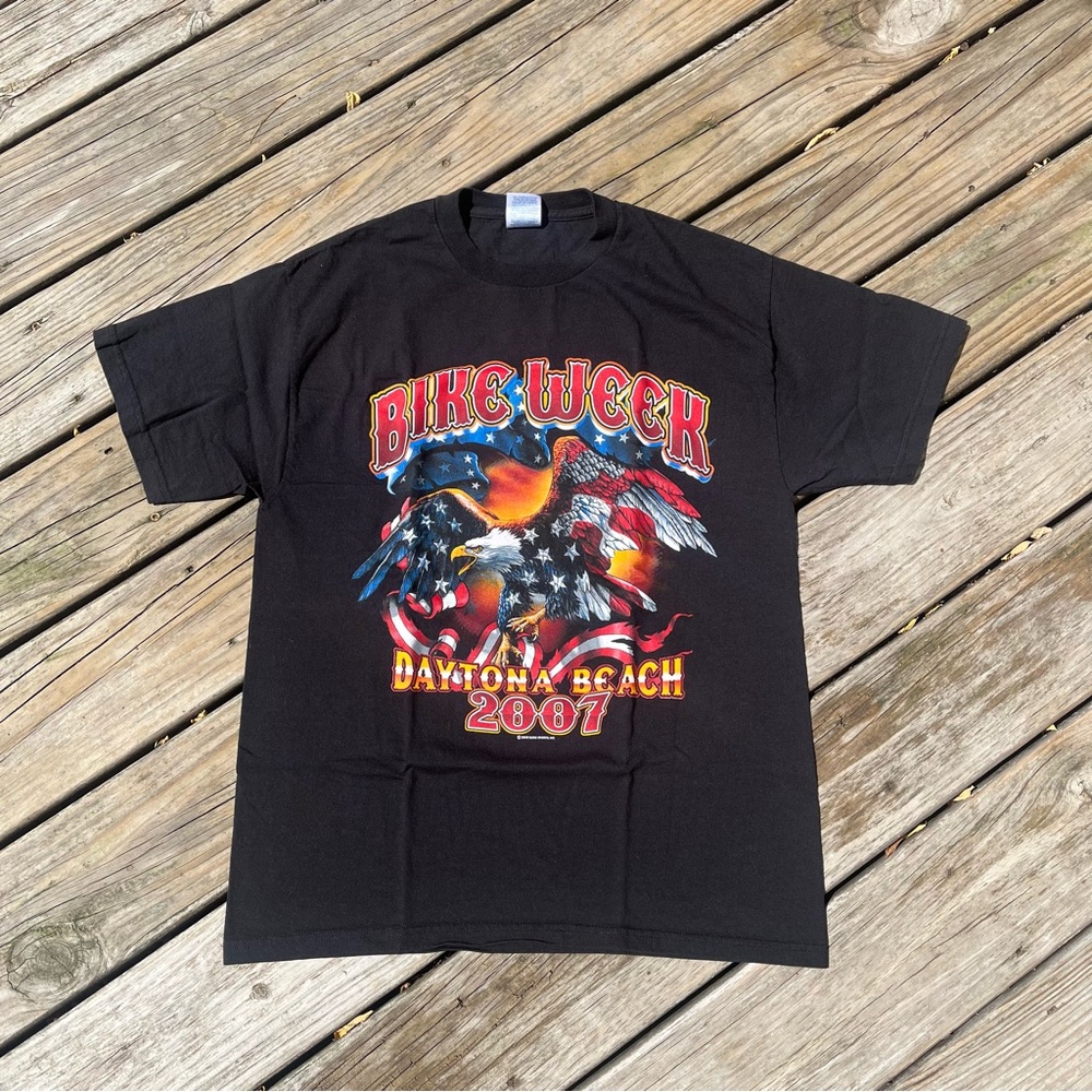 Y2K 2007 Daytona Beach Bike Week T-Shirt